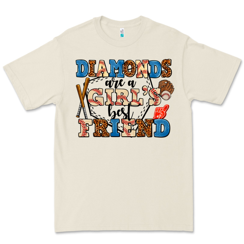 Diamonds Are A Girl's Best Friend Premium Tee by AdoDesignShop | Teevron
