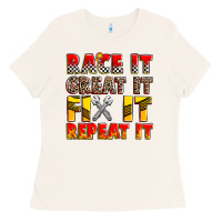 Bone race it great it fix it repeat it Ladies Tee - Zillion Design Studio