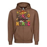 Chestnut nacho average nurse Zipper Hoodie - LillyAllenDesigns