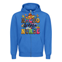 True Royal nacho average nurse Zipper Hoodie - LillyAllenDesigns