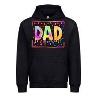 Black lgbtq tie dye dad Urban Hoodie - OliviaCreatesArt