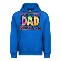 Cobalt lgbtq tie dye dad Urban Hoodie - OliviaCreatesArt