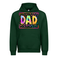 Forest Green lgbtq tie dye dad Urban Hoodie - OliviaCreatesArt
