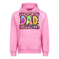 Fuchsia Pink lgbtq tie dye dad Urban Hoodie - OliviaCreatesArt