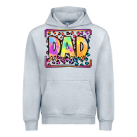 Heather Grey lgbtq tie dye dad Urban Hoodie - OliviaCreatesArt