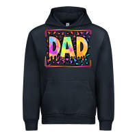 Navy lgbtq tie dye dad Urban Hoodie - OliviaCreatesArt
