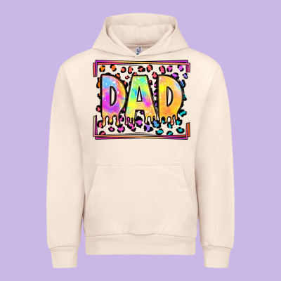 Lgbtq Tie Dye Dad Urban Hoodie Designed By Oliviacreatesart