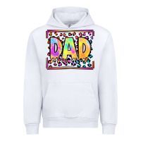 White lgbtq tie dye dad Urban Hoodie - OliviaCreatesArt