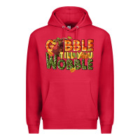 Cardinal Gobble till you wobble turkey thanksgiving Premium Hoodie - NancyCooperArtShop
