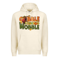 Tofu Gobble till you wobble turkey thanksgiving Premium Hoodie - NancyCooperArtShop
