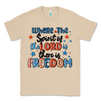 Mushroom where the spirit of the lord is there is freedom Classic Tee - MaliasSmallBusiness