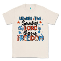 Natural where the spirit of the lord is there is freedom Classic Tee - MaliasSmallBusiness