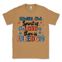 Toasted Coconut where the spirit of the lord is there is freedom Classic Tee - MaliasSmallBusiness