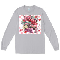 Moon Dust valentine's day cassette tapes Long Sleeve Tee - MaliasSmallBusiness