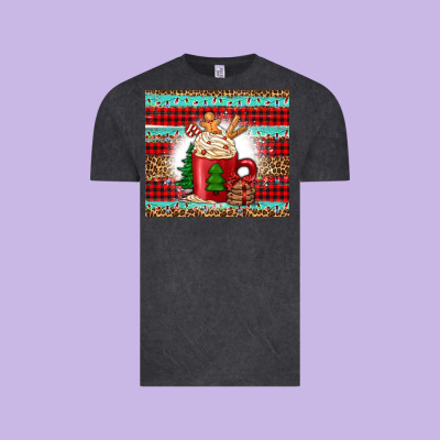 Christmas Coffee Vintage Tee Designed By Jasminsmagicworld