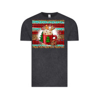 Vintage Black Christmas coffee Vintage Tee - Jasminsmagicworld