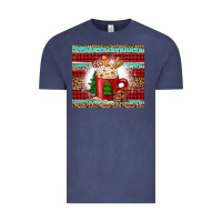 Vintage Denim Christmas coffee Vintage Tee - Jasminsmagicworld