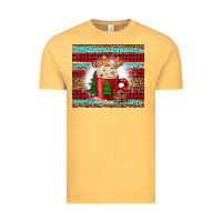 Vintage Mustard Christmas coffee Vintage Tee - Jasminsmagicworld