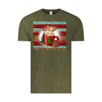 Vintage Olive Christmas coffee Vintage Tee - Jasminsmagicworld
