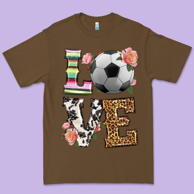 Western Love Soccer Premium Tee Designed By Hra Design Shop
