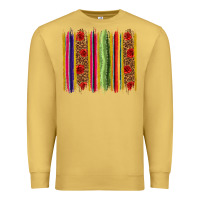 Antique Gold Mexico Serape Brushstroke Premium Sweatshirt - texasbilliewilder