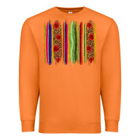 Carrot Mexico Serape Brushstroke Premium Sweatshirt - texasbilliewilder