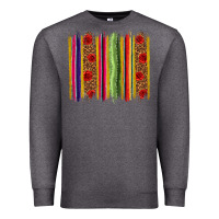 Charcoal Heather Mexico Serape Brushstroke Premium Sweatshirt - texasbilliewilder