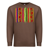 Chestnut Mexico Serape Brushstroke Premium Sweatshirt - texasbilliewilder