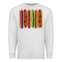 Oatmeal Heather Mexico Serape Brushstroke Premium Sweatshirt - texasbilliewilder