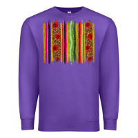 Purple Mexico Serape Brushstroke Premium Sweatshirt - texasbilliewilder