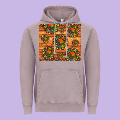 Autism Awareness Cowhide Leopard Sunflower Vintage Hoodie Designed By Artiststas