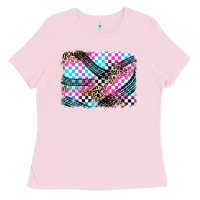 Bubblegum Pink race background Ladies Tee - Zillion Design Studio