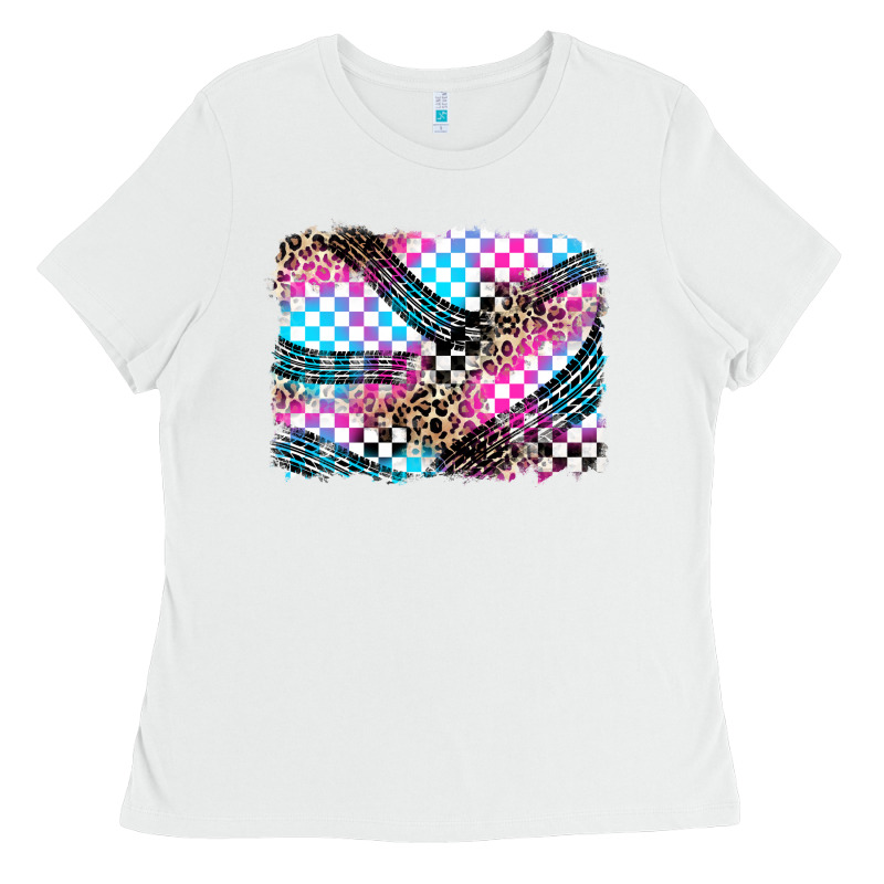 Race Background Ladies Tee by Zillion Design Studio | Teevron