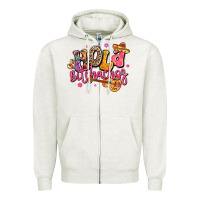 Oatmeal Heather hola bitchachos mexico cinco de mayo Zipper Hoodie - LillyAllenDesigns