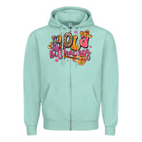 Seafoam hola bitchachos mexico cinco de mayo Zipper Hoodie - LillyAllenDesigns