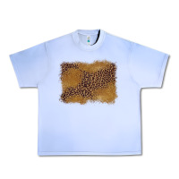Grape Ice leopard background Urban Heavy Tee - BarkalooDesign
