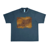 Midnight Navy leopard background Urban Heavy Tee - BarkalooDesign