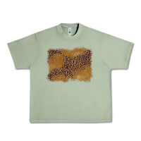 Oil Green leopard background Urban Heavy Tee - BarkalooDesign