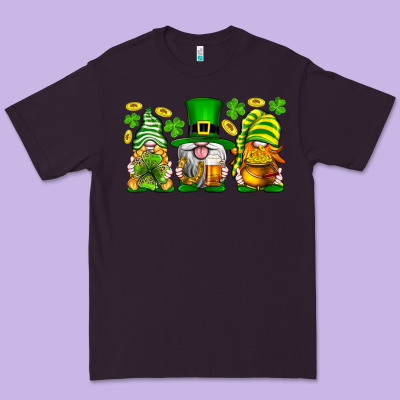 St. Patrick's Day Gnomies Premium Tee Designed By Neo Western