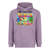 Lavender take me to the beach Heavyweight Hoodie - NancyCooperArtShop