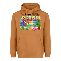 Meerkat take me to the beach Heavyweight Hoodie - NancyCooperArtShop