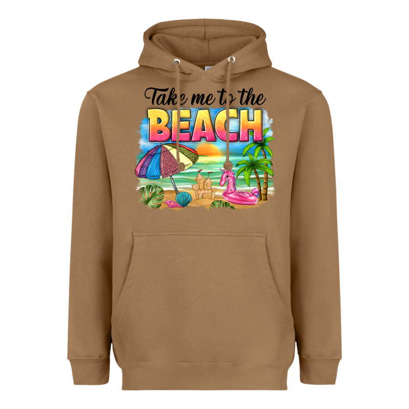 Take Me To The Beach Heavyweight Hoodie by NancyCooperArtShop | Teevron