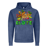 Vintage Denim Elote corn sombrero lime and  cactus Vintage Hoodie - AdoDesignShop