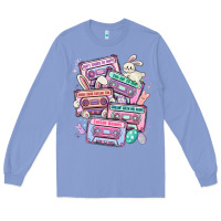 Colony Blue easter cassette tapes Long Sleeve Tee - MaliasSmallBusiness