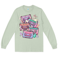 Matcha easter cassette tapes Long Sleeve Tee - MaliasSmallBusiness