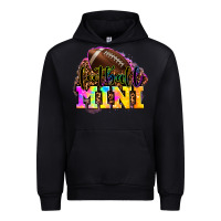 Black football mini Urban Hoodie - OliviaCreatesArt