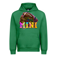 Emerald football mini Urban Hoodie - OliviaCreatesArt