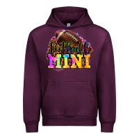 Mauve Wine football mini Urban Hoodie - OliviaCreatesArt