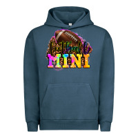 Pigment Midnight Navy football mini Urban Hoodie - OliviaCreatesArt