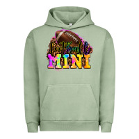 Pigment Oil Green football mini Urban Hoodie - OliviaCreatesArt
